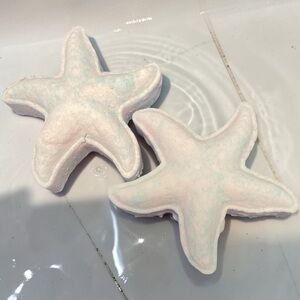 Hand Crafted Starfish Shaped Bath Bombs - 2pk
